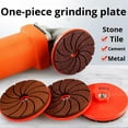 thumbnail image 2 of Integrated Polishing Angle Grinder Disc with 50 100 200 Grit Emery Sanding Discs for Tile Polishing and Metal Trimming Grinding, 2 of 8