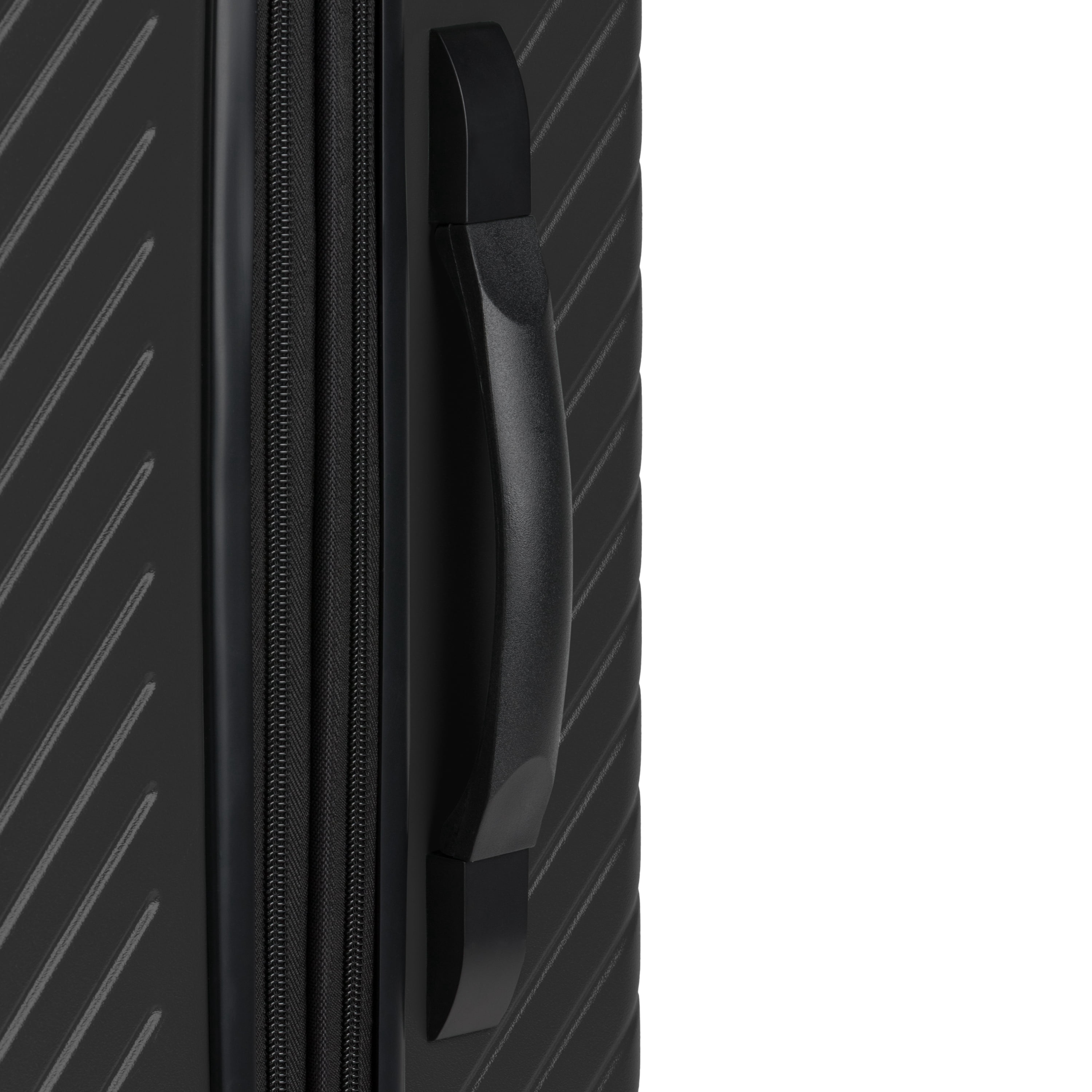 SWISSGEAR Edge Hardside Medium Checked Spinner, Black