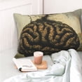 thumbnail image 4 of Salouo Surreal Brain Tree Pattern Pillow Cases,1PC Pillow Covers with Envelope Closure Decorative Pillow Case for Bed Couch,Pillows Not Included-20"x30", 4 of 6