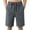 Dark Gray&090305R, variant on Fabrcox M-5XL Linen Men Shorts Summer Mens Beach Shorts Drawstring Big and Tall Sports Hiking Mens Gym Shorts with Pockets