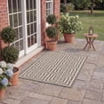 thumbnail image 4 of Safavieh Courtyard Ariana Geometric Indoor/Outdoor Area Rug, Gray/Cream, 2'7" x 5', 4 of 15