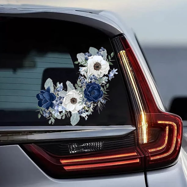 Car Decoration Stickers Romantic Rose Wall Stickers Bathroom Tiles Waterproof Stickers