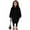 Black, variant on Toddler Kids Girls Solid Wool Toggle Coat Jacket Winter Hooded Thicken Outwear 2-7Y