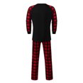 thumbnail image 2 of Kmbangi Christmas Parent-child Nightwear Set, Printed Pattern Tops and Pants, 2 of 7