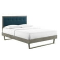 thumbnail image 3 of Modway Willow Twin Wood Platform Bed With Angular Frame, Multiple Colors, 3 of 4