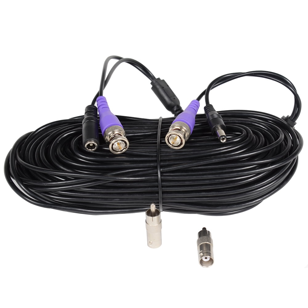 15ft 15 ft BNC CCTV Video Power Cable for CCD Security Camera DVR Wire Cord 