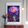 thumbnail image 2 of Diamond Art Kits for Adults - 5d White Kitten Blossoms Under Stars Diamond Painting for Adults, Diamond Art for Adults Beginners, Diamond Painting Kits for Adults for Home Wall Decor, 2 of 7