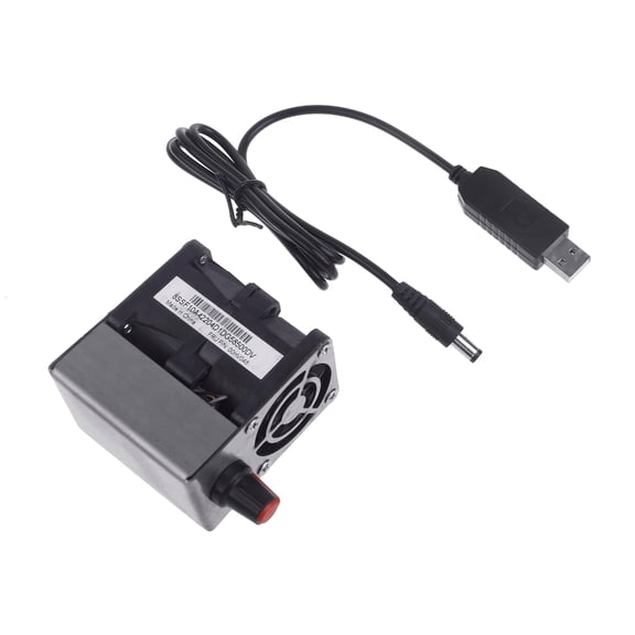 USB 5V Air Blower Fan USB Cable for Charcoal Stove BBQ Fan Large Air Volumn