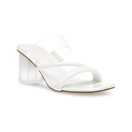 

Anne Klein Womens Faye Faux Leather Lucite Heels Pumps