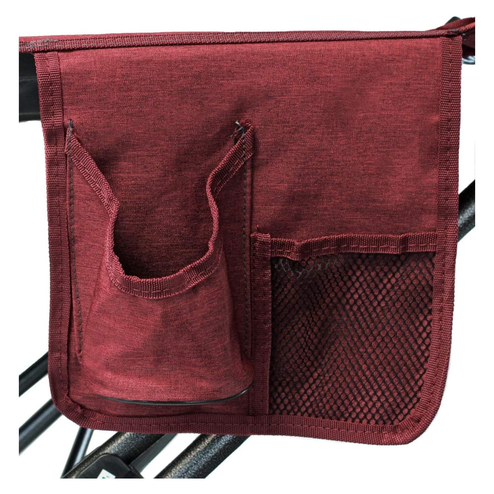 Limited Portable Folding Metal Framed Hammock with a Retractable Canopy, Perfect for Camping, Patio, Outdoor, and Relaxing, Side Pockets Included, Red (Pack of 1)