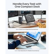 Anker Nano Laptop Docking Station with Detachable Hub, 13-in-1 USB-C Triple Display Docking with 2 HDMI+1 DP, 10 Gbps USB-C, 3 USB-A, Audio, SD/TF, Ethernet, 100W Max PD