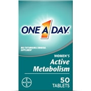 One A Day Women's Active Metabolism Multivitamin Tablets, 50 Count