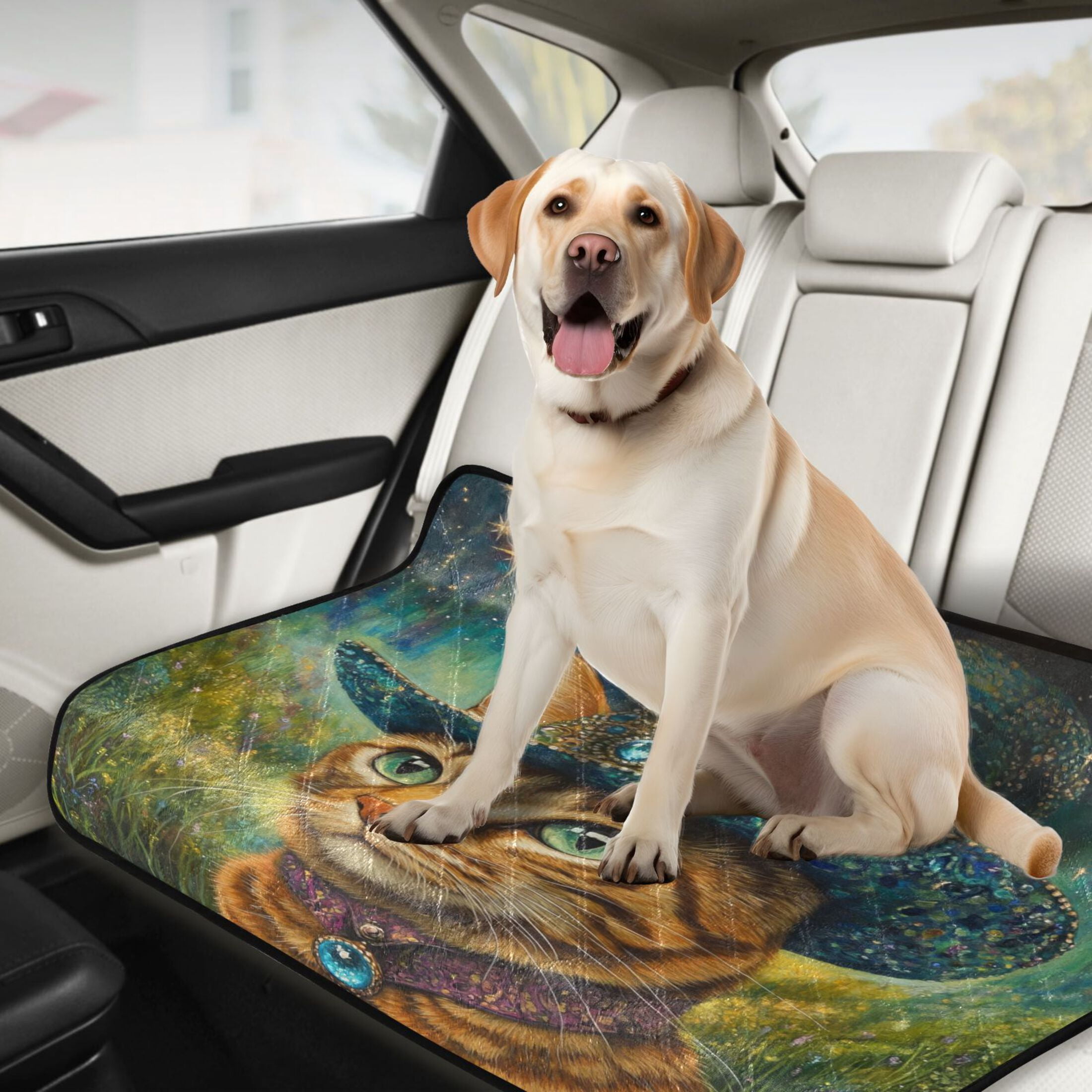 Qxltty Sapphire Hat Kitty Cat litter Pads Pet Set of 3 Diaper Mats Center Anti-leakage Layer Absorbent Soft and Comfortable