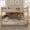Beige, variant on Leumius Full over Full Bunk Bed with Integrated Shelving, Color-Changing Lights and Pegboard for Boys Girls Beige
