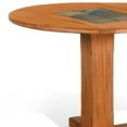 thumbnail image 4 of Marv Dining Table w 2 Drop Leaves-40 Inch Round Top-Brown Wood, 4 of 6