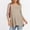 Beige, variant on YODETEY Women's Knit Sweaters, Long Sleeve Scoop Neck Casual Lightweight Pullover Loose Sweaters, Tunic Tops Plus for Womens,Blue,L