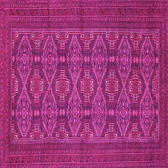 Ahgly Company Indoor Square Persian Pink Traditional Area Rugs, 3' Square