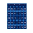 thumbnail image 2 of Classroom Pocket Chart Multipurpose Wall Door Mount Hanging Classroom Hanging Blue 30 Pockets, 2 of 9