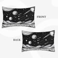 thumbnail image 2 of Pofeuu Cosmic Landscape Celestial Art Print Polyester Microfiber Plush Pillowcases, Super Soft and Cozy Pillow Case Covers with Envelop Closure（Pillow core not included）-20"x30", 2 of 6