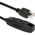 thumbnail image 2 of QVS 5-Pack 3-Outlet 3-Prong 25ft Power Extension Cord, 2 of 2