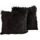 thumbnail image 1 of Dinheiro Juego de 2 fundas de almohada decorativas, nueva serie de lujo, estilo merino, fundas de almohada mullidas de piel sintética, funda de cojín cuadrada y difusa, 1 of 8