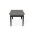 thumbnail image 5 of Lenox Steel Reception Waiting Room 2-Seat Bench / Black Steel / Light Gray, 5 of 5