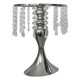 thumbnail image 5 of Candelabro de metal, escultura versátil para decoración del hogar, regalos, adorno, candelabro para aniversario, escritorio, banquete, hogar. Plata S, 5 of 8