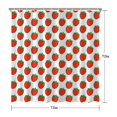 thumbnail image 5 of Red Strawberry Plants White Pattern Shower Curtain 72"x72" ,Bathroom Decorative Shower Curtains Set with 12 Hooks,Modern Waterproof Washable Shower Curtain, 5 of 6