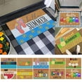 thumbnail image 4 of asddcavvf FunNY SUMMER Entrance Welcome Velvet Carpet Velvet Rear Kitchen Carpet Front Door Happy Summer Front Door Welcome Velvet Winter Blanket Knit Throw Blankets, 4 of 4