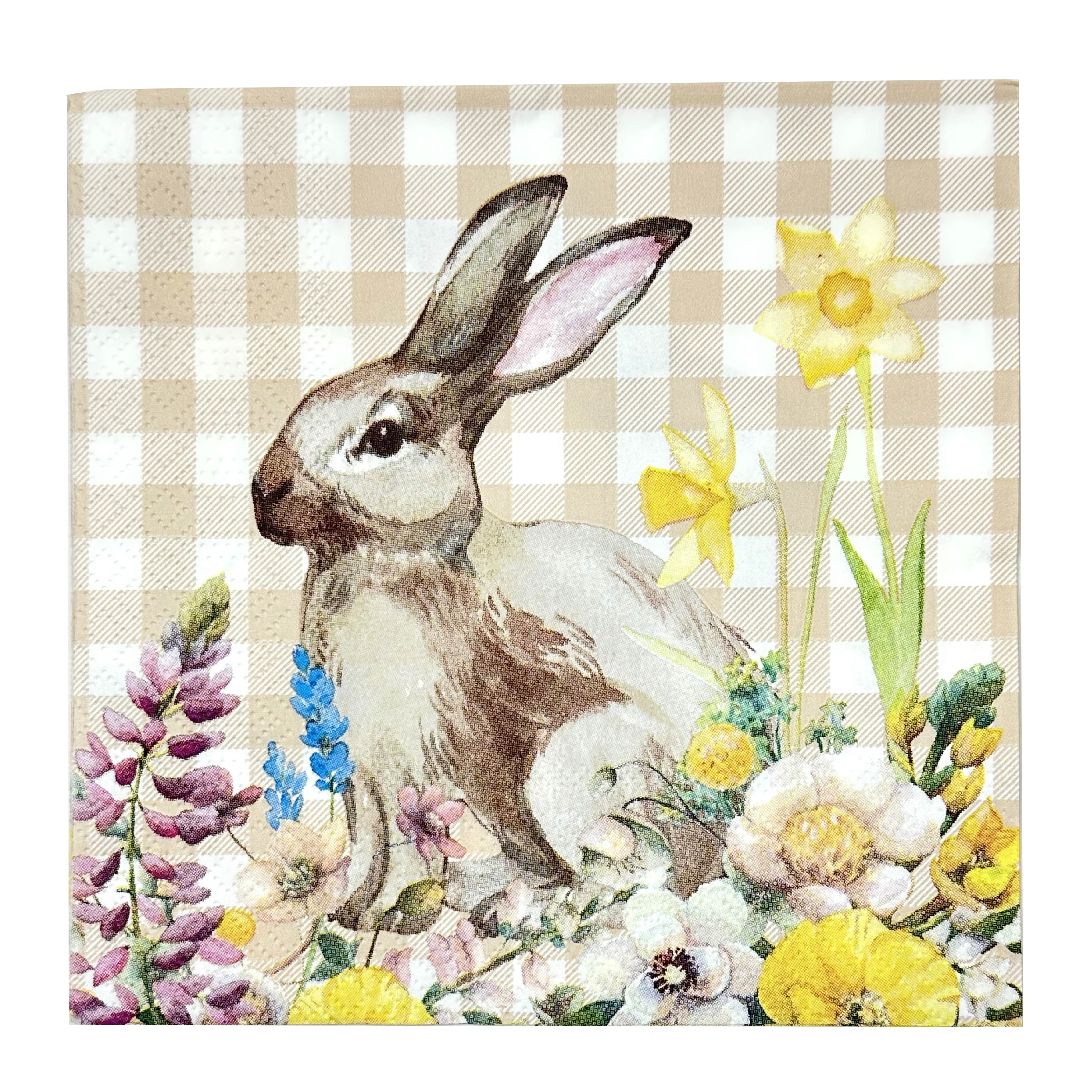 Easter Sunny Bunny Lunch Paper Napkin