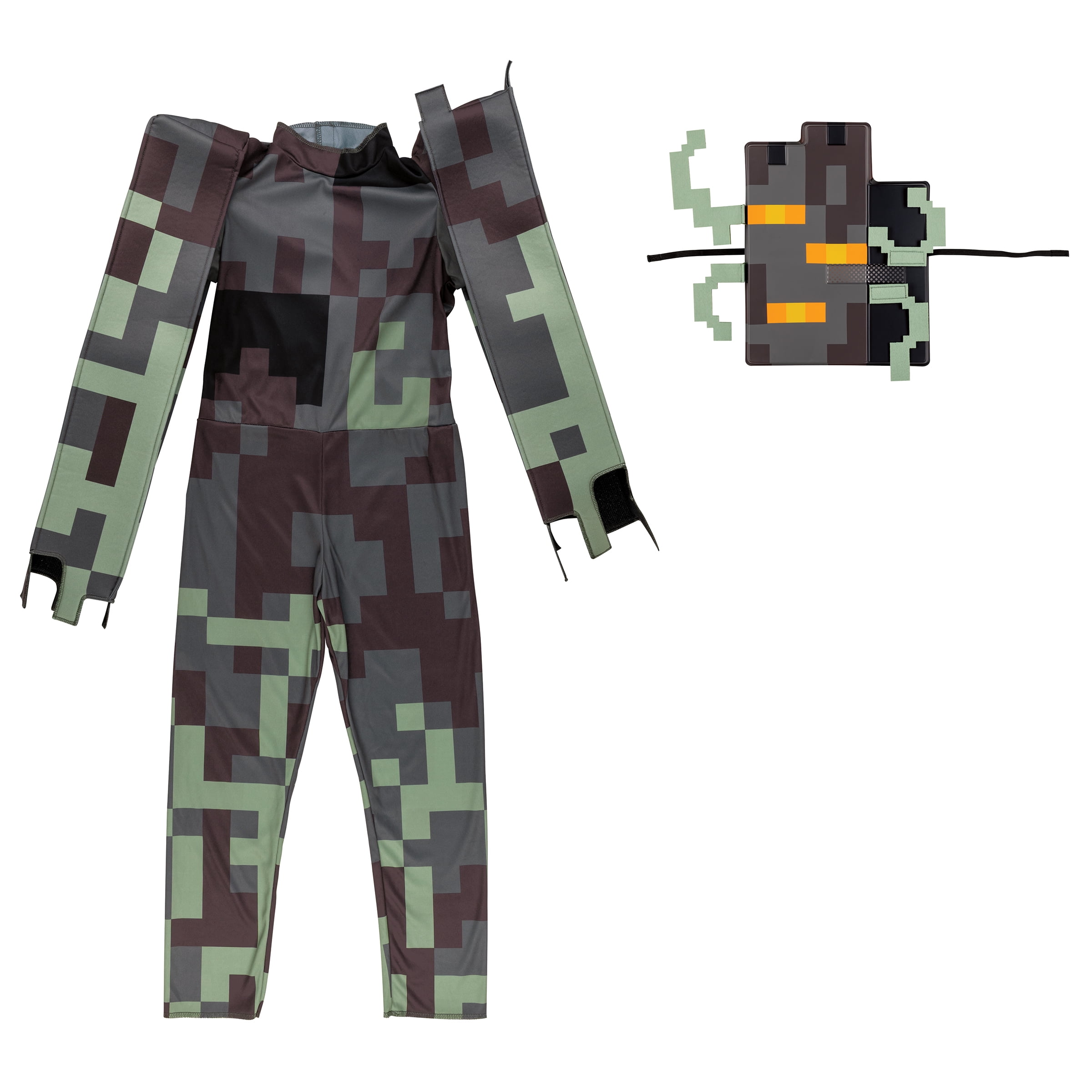 Minecraft Creaking Halloween Costume for Children, Boys Size L (10/12), by Disguise