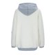 thumbnail image 2 of Gibobby Sudadera de mujer, Sudadera de gran tamaño para mujer, otoño e invierno, con cierre, para adolescentes, otoño, casual, con cordón y bolsillos(Blanco,M), 2 of 4