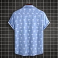 thumbnail image 5 of Alkepwun Hawaiian Shirt for Men Short Sleeve Aloha Beach Shirt Tropical Floral Summer Casual Button Down Shirts on Clearance, 5 of 7