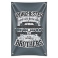 thumbnail image 1 of Supernatural Winchester Brother's Impala Home Business Office Sign, 1 of 4