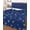 Blue, variant on Quilt King Size Bedding Set, Red Christmas Snowflakes Reversible Summer Quilt 3 Pieces, Winter Modern Minimalist Geometric Lightweight Bedspreads Coverlets with 2 Pillow Shams for All Seasons
