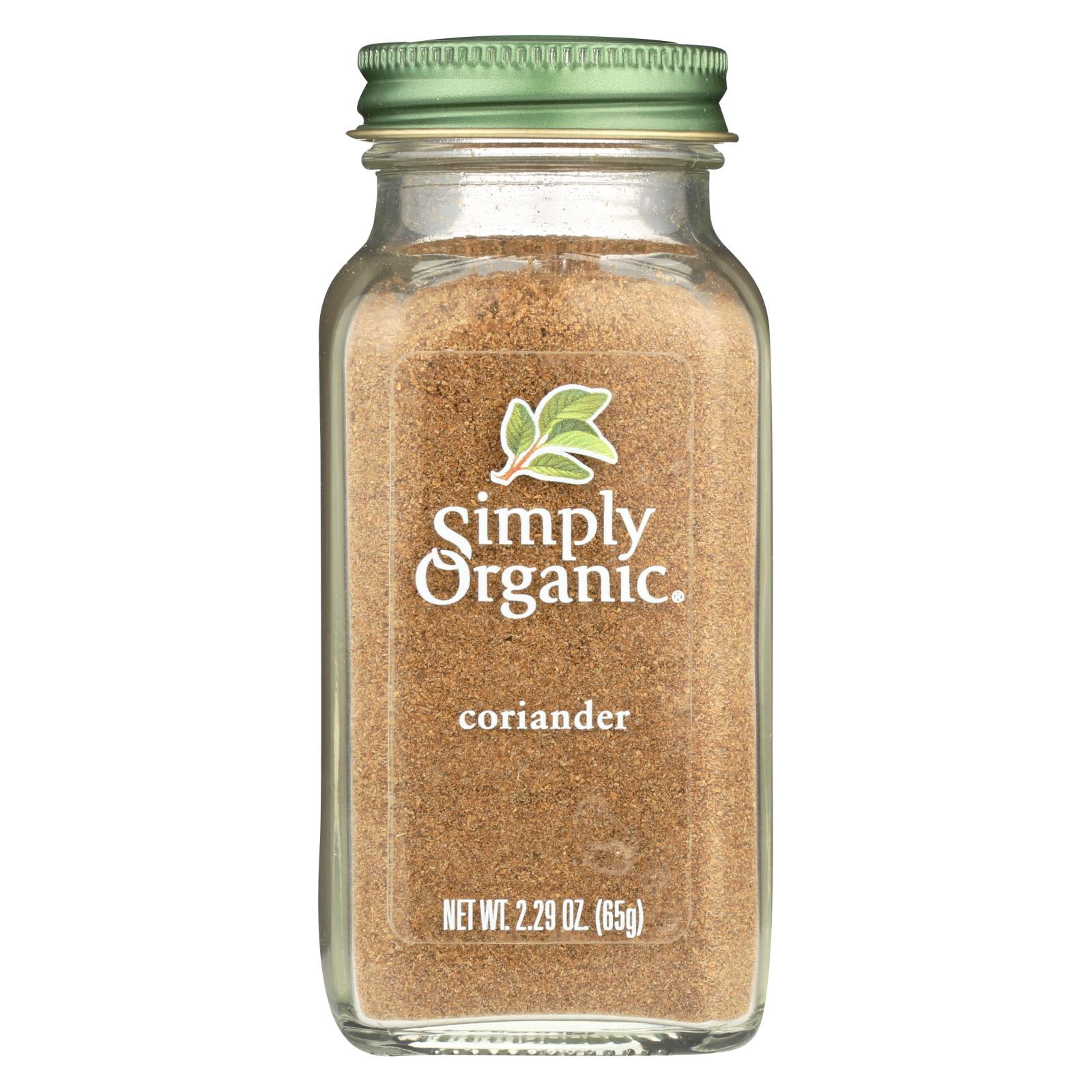 Simply Organic Coriander Seed Organic Ground 2.29 oz Walmart