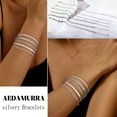 thumbnail image 7 of AEDAMURRA Bracelets for Women Sliver Plated Dainty Trendy Stackable Retro Sets Gifts Jewelry, 7 of 7