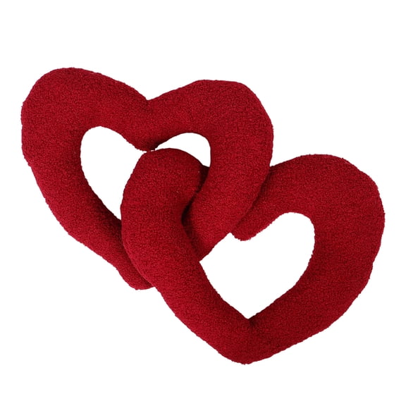 ETEREAUTY Plush Pillow for Valentine’s Day Bedroom Decor, Soft Romantic Cushion Decoration