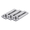 Brushed Silver, variant on Mechanic 1 x 3" Name Tag/Badge, White, (3 Pack)