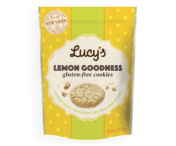 Lucy'S Gluten-Free Lemon Goodness Cookies, 5.5 oz