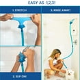 Rinseroo Slipon Portable Pet Showerhead, Detachable Bath Sprayer