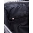 thumbnail image 4 of No Boundaries Women’s Medium Nylon Tote with Crossbody Scrunch Strap, Black, 4 of 4