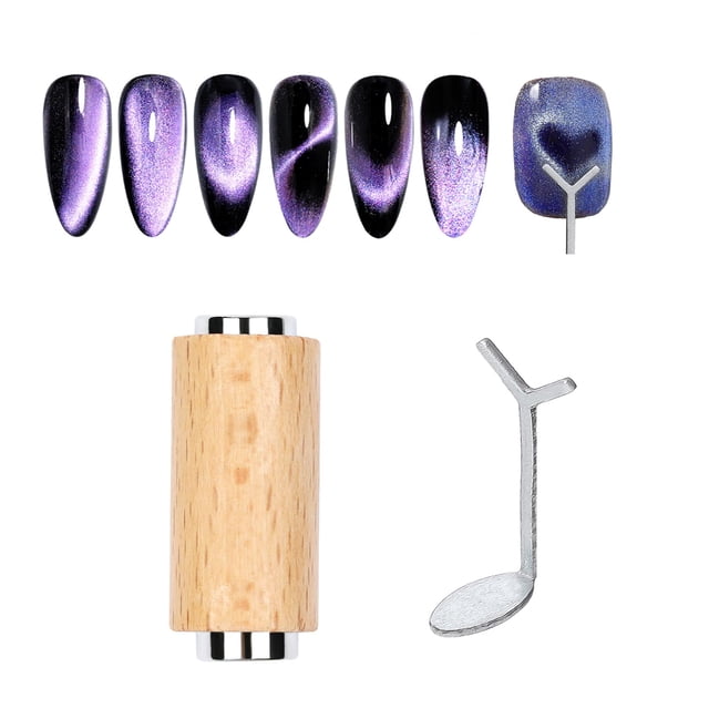 Set de imán para uñas MEILINDS, herramienta para esmalte en gel efecto ojo de gato