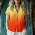 thumbnail image 2 of Jxximdong Button-up Shirts for Women Women's Casual Short Sleeve Regular Cardigan Top Shirt Spring Tops, 2 of 5