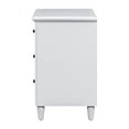 thumbnail image 5 of White Nightstand for Bedroom, Atumon Nightstand with 3 Drawers, Wood Bedside Table, Modern Nightstand Furniture for Bedroom, 28"L x 16.9"W x 28"H, 5 of 10