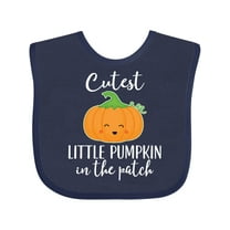 Inktastic Halloween Cutest Little Pumpkin in the Patch Boys or Girls Baby Bib