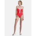 thumbnail image 2 of No Boundaries Scoop Neck One Piece Swimsuit, Women's, 2 of 5