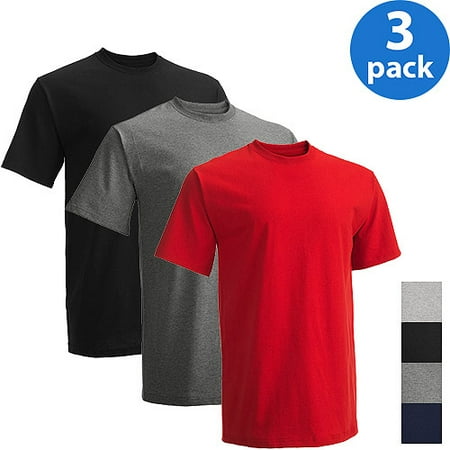Fruit of the Loom Tall Men's Short Sleeve Tee, 3 Pack