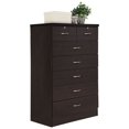 thumbnail image 1 of Pemberly Row Tall 7 Drawer Chest with 2 Locking Drawers in Chocolate, 1 of 5