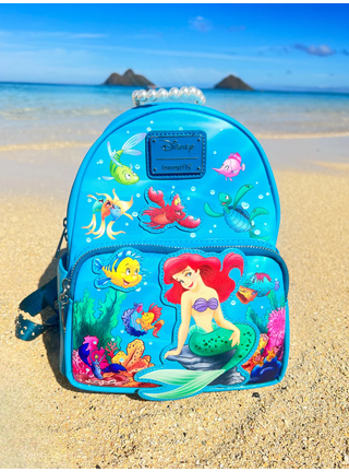 Loungefly Disney The Little Mermaid Ursula Lair Glow Mini Backpack